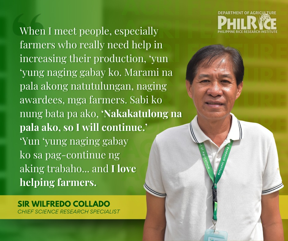 I Love Helping Farmers — Sir Wilfredo Collado