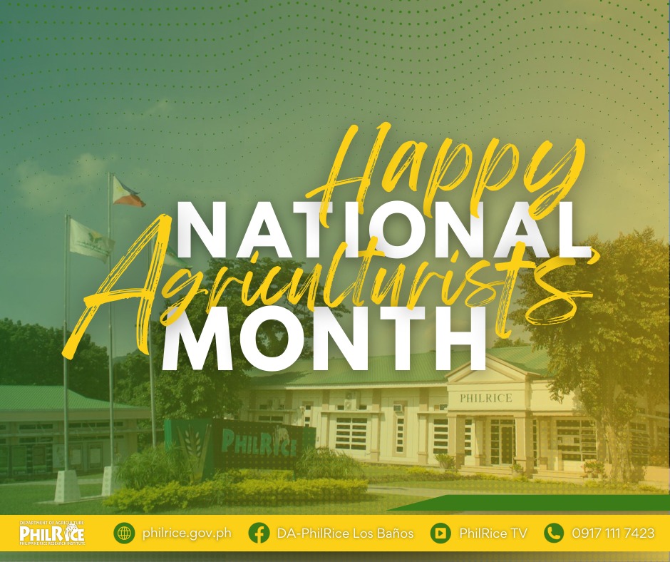 Happy National Agriculturists' Month