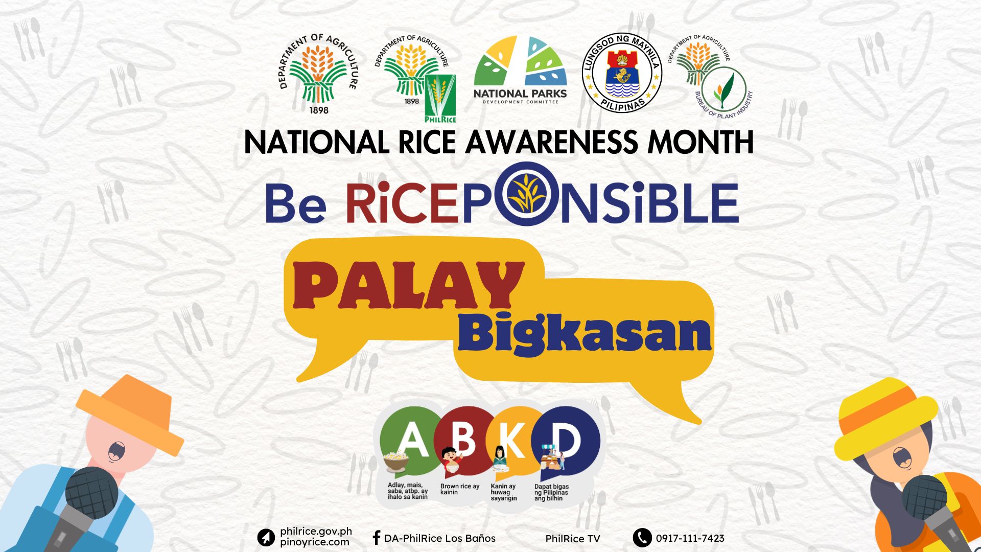 Palay Bigkasan, National Rice Awareness Month